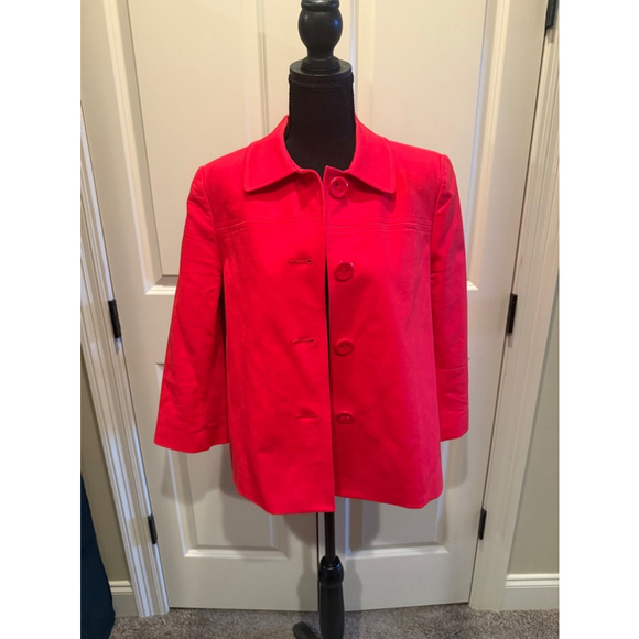 Women's Judith Hart Blazer, Red, Size 12 NWOT - Picture 1 of 5